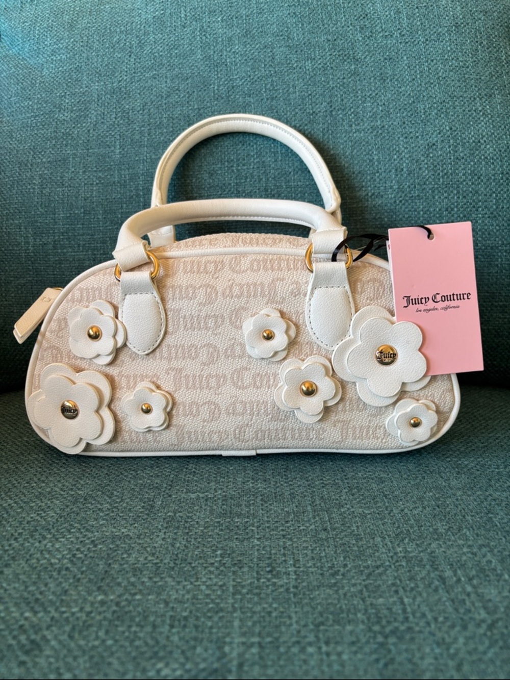 ☀️Juicy Couture Bouquet Bowler Bag Satchel Crossbody